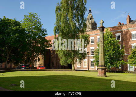 Abbey Square in Chester city centre UK Stock Photo