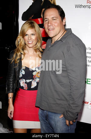 Jon Favreau and Joya Tillem at the Los Angeles premiere of Four Christmases held at the Grauman's Chinese Theater in Hollywood. Stock Photo