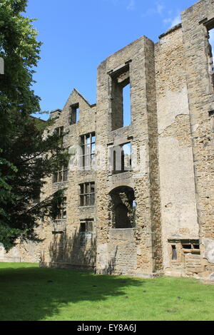 Hardwick Old Hall, Derbyshire, England, UK Stock Photo