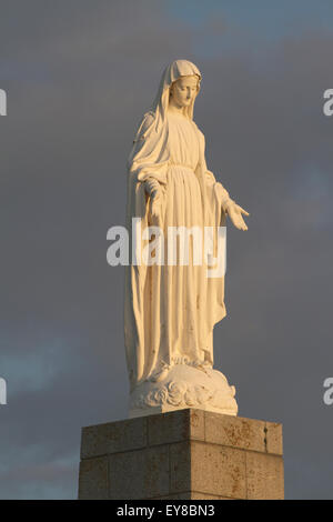 Statue of The Virgin Mary, Arromanches, Normandy Stock Photo: 38266324 ...