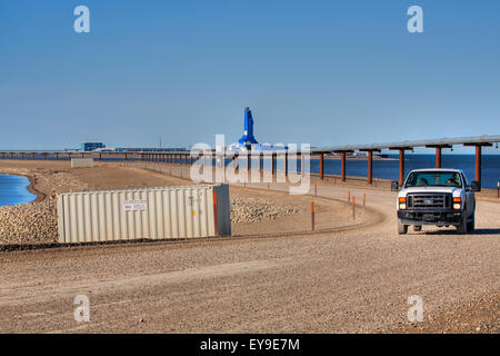 Liberty Rig Alaska The Liberty Oil Rig in the Prudhoe Bay Oilfield on the North Slope ...