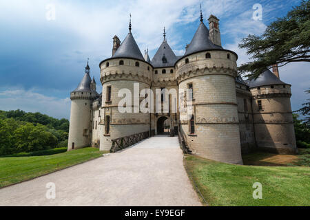 Chaumont Castle in Loire Valley, France Stock Photo