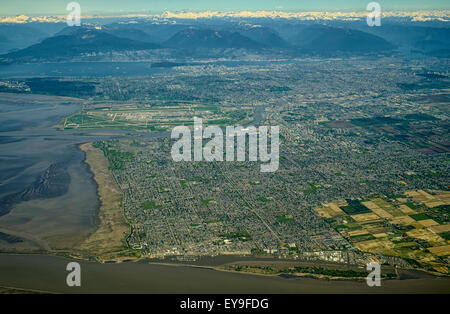 Aerial Vancouver, British Columbia, Canada Stock Photo