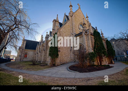 Holy Trinity Anglican Church is a magnificent old stone house of worship Stock Photo