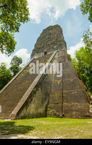 Templo 4, Tikal, Guatemala Stock Photo