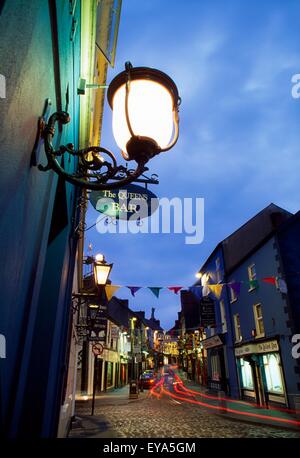 Abbey Street, Ennis, County Clare, Ireland; Town Streetscape Stock Photo