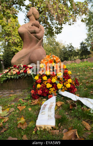 Karlsruhe, Germany, Monument to the air war victims in World War II Stock Photo