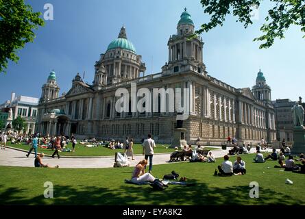 City Hall, Belfast, Co Antrim, Ireland Stock Photo