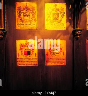 Prince Masons Chapter Room, Freemasons' Hall, Molesworth Street, Dublin, Co Dublin, Ireland Stock Photo