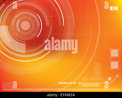 abstract background vector with elements in technology Stock Vector