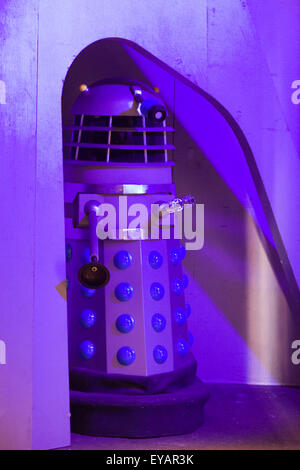 The Dalek Arch enemy of the Doctor from the Cult Television Series Doctor Who Stock Photo