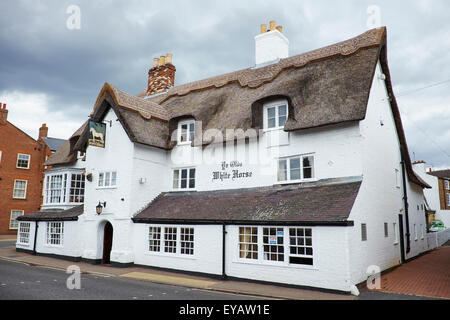 Ye Olde White Horse Public House Church Gate Spalding Lincolnshire UK Stock Photo