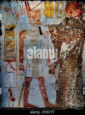 Luxor, Egypt. Temple of Merenptah (Baenra Meriamon) XIX° dyn. son of Ramses II the Great: Stock Photo