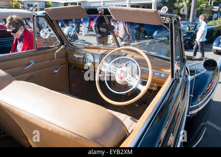 Sydney, Australia. 26th July, 2015. Pictured Ford Mercury Convertible from 1947. Credit:  model10/Alamy Live News Stock Photo