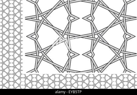 Seamless knitted wire pattern Stock Vector