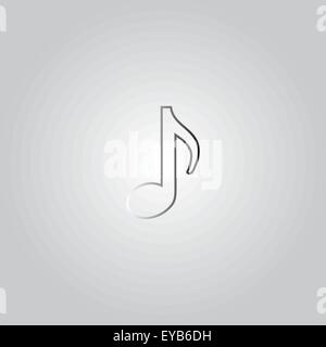 Music Note Icon Stock Vector