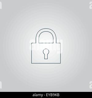 lock pad icon Stock Vector