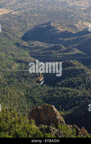 Sandia Aerial Peak Tram with views of the Rio Grande valley. Albuquerque. New Mexico. USA Sandia Aerial Peak Tram with views of the Rio Grande valley. Albuquerque. New Mexico. USA
