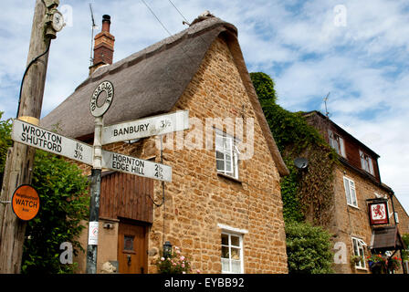Horley village, Oxfordshire, England, UK Stock Photo