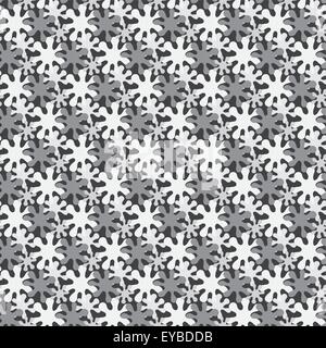 Vector monochrome seamless background from different blots Stock Vector