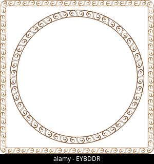 simple vector ornamental frames. Element for graphic design Stock Vector