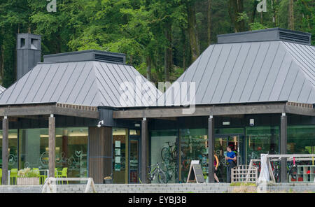 Kirroughtree Forest Visitor Centre, Galloway Forest Park, Dumfries & Galloway, Scotland, UK Stock Photo