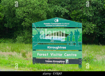 Kirroughtree Forest Visitor Centre, Galloway Forest Park, Wigtownshire, Dumfries and Galloway, Scotland, UK Stock Photo