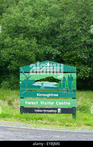 Kirroughtree Forest Visitor Centre, Galloway Forest Park, Wigtownshire, Dumfries and Galloway, Scotland, UK Stock Photo