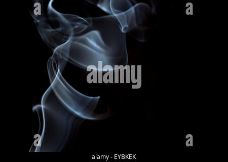 Abstract smoke image against a black background Stock Photo