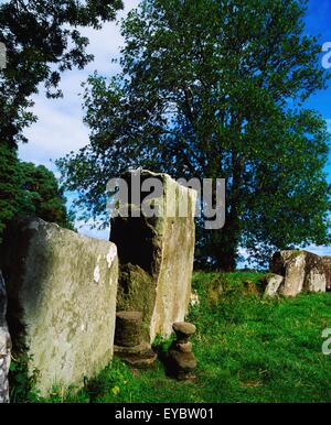 Grange Stone Circle, Co Limerick, Ireland; Stone Circle Near Lough Gur Stock Photo