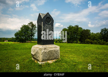 Monument at Antietam National Battlefield, Maryland. Stock Photo