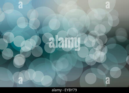 Bokeh abstract in pastel blue Stock Photo