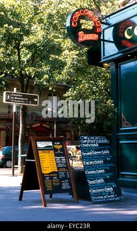 Corcoran's Pub, Paris, France; Irish Pub In France Stock Photo