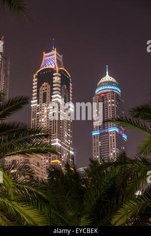 Near Jumeirah Lake Towers, Dubai, UAE Stock Photo