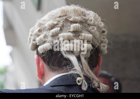 London, UK. 27th July 2015. Criminal Barristers  in England and Wales are set to strike over proposed government  cuts to legal aid.  Since July 1 Solicitors have refused to take on new legal aid work protest over an 8.75% cut to their fees. Credit:  amer ghazzal/Alamy Live News Stock Photo