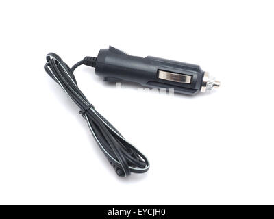 an adapter for car cigarette lighter on a white background Stock Photo