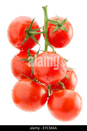 Group of cherry tomatoes isolated on white background Stock Photo - Alamy
