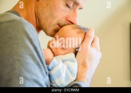 Father with baby son Stock Photo