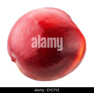 nectarine isolated on the white background. Stock Photo
