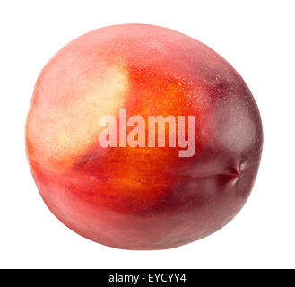 nectarine isolated on the white background. Stock Photo