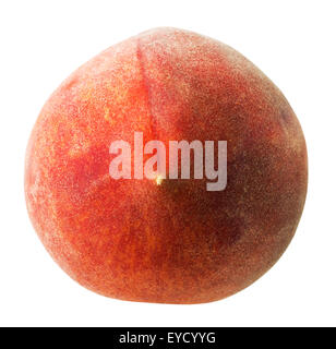 peach isolated on the white background. Stock Photo