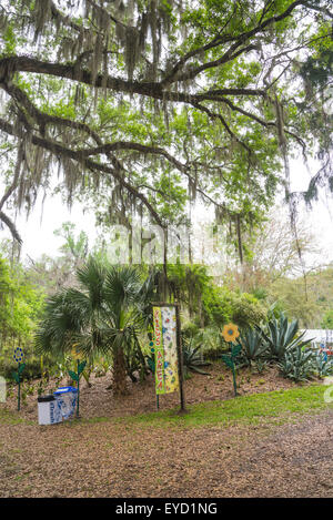 Kanapaha Spring Garden Festival in Gainesville Florida. Stock Photo