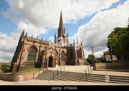 Rotherham Minster - All Saints Church - in Rotherham town centre, South Yorkshire England UK - 2015 Stock Photo