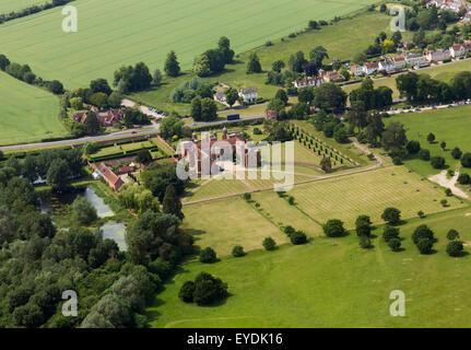 Melford Hall at Long Melford, Suffolk, UK Stock Photo