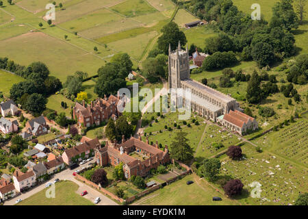 Holy Trinity Church in Long Melford village in Suffolk, UK Stock Photo