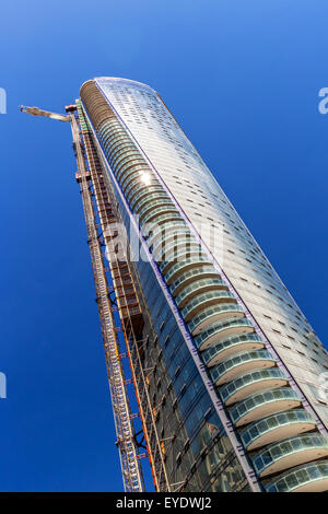 Modern building facade in Vancouver, British Columbia, Canada Stock Photo