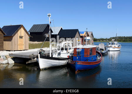 port of Lauterhorn on Fårö island near Gotland, Sweden Stock Photo