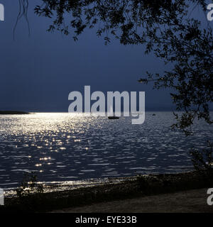 Abendstimmung am Chiemsee, Stock Photo