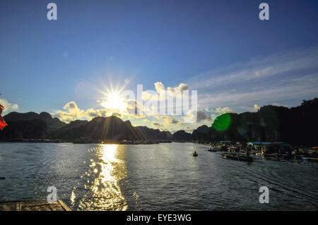 Picturesque sea landscape. Ha Long Bay, Vietnam 2011 Stock Photo