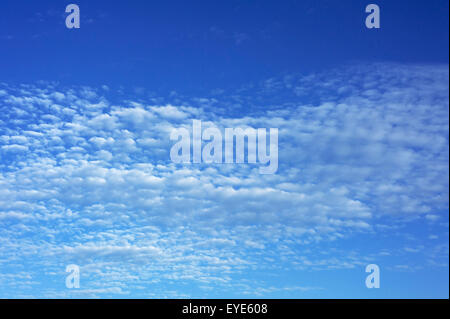 Small fluffy clouds, Cirrocumulus, Bavaria, Germany Stock Photo